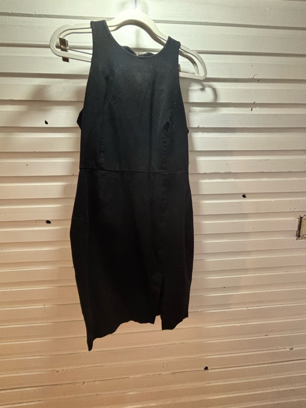 Banana Republic Black Sleeveless Mini Sheath Dress